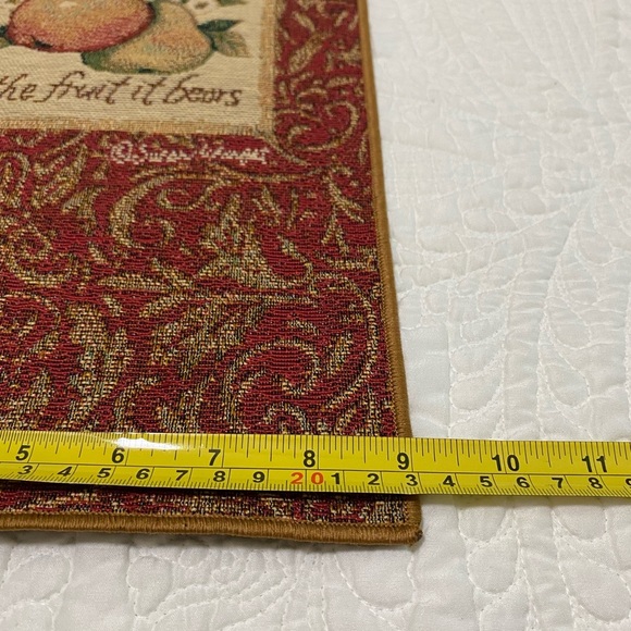 Elegant Burgundy and Gold Wall Hanging - Picture 13 of 14